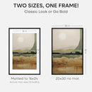 Homeforia 20x30 Black Wood Frame, High End Oak 20x30 Wooden Picture Frames with Mat 16x24 Photo, 20 x 30 Poster Frame Matted to 16 by 24 Print, 30x20 Hanging Frames, Tempered Glass, Wall Kit, Set of 1 by CozyNest Decor
