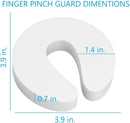Door Pinch Guard and Door Slam Stopper 6pk. Use Safety Door Guard Made of Soft Foam to Keep Door Open. Serves As a Protector for Kids by Arcleer by TinyTreasures Baby Boutique