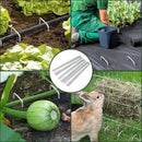 FEED GARDEN 6 Inch 25 Pack Galvanized Landscape Staples 11 Gauge Turf Garden Stakes Tent Stakes Landscaping Fabric SOD Pins Yard Stakes for Weed Barrier Fabric by CozyNest Decor