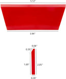 CARTINTS 2pack Squeegee Blades Replacement Mini Squeegee, 5.1x 2 inch, for Cleaning Glass, Shower Door and Car Windows and Screen Printing,Red by GreenHaven Gardens