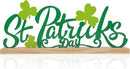 COCHIE Metal St. Patrick's Day Sign, St Patricks Day Decorations for Home, Office, Shelf, Mantel, Indoor, Shamrock Decoration, Saint Patrick Day Decor (Shamrock) by CozyNest Decor