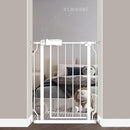 Fairy Baby Narrow Baby Gate 27 Inch to 29 Inch Wide, Small Auto Close Walk Through Safety Gates Pressure Mounted for Stairs Doorways Kids or Pets,White by TinyTreasures Baby Boutique