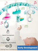 Pau1Hami1ton Baby Stroller Arch Toys, Car Seat Toys,Bouncer Toy Bar/Mobile for Bassinet,Adjustable Baby Hanging Toys Fit for Crib Bed,Stroller,Car Seat.S-19(Crocodile) by TinyTreasures Baby Boutique