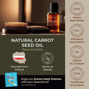Gya Labs Carrot Seed Essential Oil - 0.34 Fl Oz - 100% Pure Natural Carrot Oil for Skincare, Hair, Scalp & Aromatherapy, Massages ,DIY ＆Candle Making Scent by CozyNest Decor