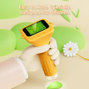 Microscope for Kids, 2'' Digital Handheld Kids Microscope with Adjustable Light, 1000X 1080P Pocket Portable Mini Micro Scope, Stem Toys for Ages 5-7 8-12 Teen Boys and Girls Educational Gifts, Orange by TinyTreasures Baby Boutique