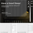 Easy-Going Blackout Curtains for Bedroom, Solid Thermal Insulated Grommet and Noise Reduction Window Drapes, Room Darkening Curtains for Living Room, 2 Panels(42x84 in, White) by CozyNest Decor