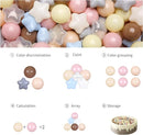 GOGOSO Ball Pits Balls for Toddlers Pack of 50 100 200 Plastics Shape Ball Non-Phthalate Non-BPA Non-Toxic 2.2-Inch Crush Proof Play Balls by TinyTreasures Baby Boutique