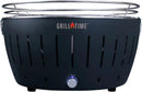 GrillTime Tailgater GTX Portable Charcoal Grill 16 Inch - Smokeless Tabletop Grill for Camping, Tailgate Parties, Beach BBQ, Travel Grey by GreenHaven Gardens