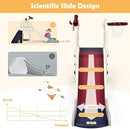 BABY JOY Toddler Large Slide, 6 in 1 Slide for Kids with Basketball Hoop, Ring Toss, 2 in 1 Convertible Climbing Way, Freestanding Kids Slide Climber Set for Indoors Outdoor Boys Girls Gifts Present by TinyTreasures Baby Boutique