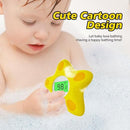 Baby Bath Thermometer, Infant Digital Water Thermometer Safety with 3 Color Backlit and Temperature Warning, Room Thermometers Floating Toy for Infant, Toddler, Bathtub, Swimming Pool (Yellow) by TinyTreasures Baby Boutique
