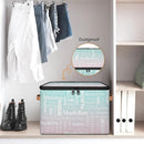 Custom Storage Basket with Name, Personalized Storage Bins with Zipper Lid, Foldable Fabric Storage Box Large capacity with Handle Green Pink by TinyTreasures Baby Boutique