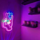 WLHOPE Evil Eye Neon Signs Hand Eye Neon Signs Pink Blue Led Neon Signs for Wall Decor, Hamsa Neon Sign, USB Connectivity Eye Neon Light Signs for Bedroom Game Room Home Bar Pub Cafes Party Gift by GreenHaven Gardens