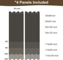 HolidayIdeas Linen Outdoor Curtains for Patio Waterproof 4 Panels Cream Outside Curtains 108 inch Length-Indoor/Outdoor Gazebo Curtains Weatherproof, Privacy for Pergola, Porch, Cabana 54"x108" by CozyNest Decor