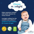Moonlight Slumber Little Dreamer Mini Crib Mattress - Dual-Sided, 2-Stage Baby and Toddler Mattress with Plush and Extra Firm Layers and Waterproof Cover - 38"x 24"x 5" by TinyTreasures Baby Boutique
