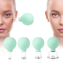 Meifuly Facial Cupping Set, 4 PCS Silicone Vacuum Suction Face Massage Cups, Skin Tightening Kit for Eyes, Face and Body (Green) by CozyNest Decor
