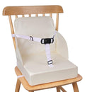 Toddler Booster Seat for Dining Table, Booster Seat for Table, 12.6x3.34 Inch Portable High Chair for Travel, HOSEASCA Compact Lightweight Travel Booster Seat with Adjustable Straps for Baby(Beige) by TinyTreasures Baby Boutique