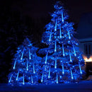 Aokudoni Blue Christmas Icicle Lights, 16 Inch 8 Tube Outdoor, UL Certified LED Connectable Decorations for Yard Porch Party Garden by GreenHaven Gardens