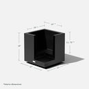 Veradek Block Series Cube Plastic Planter - Large Square Planter for Indoor or Outdoor Patio/Garden | Durable All-Weather Use with Drainage Holes | Modern Décor for Tall Plants, Trees, Flowers by GreenHaven Gardens