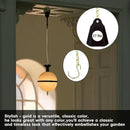 197 Inch Gold Hanging Baskets - Adjustable Length, Brass Decorative Metal Chain with A Great Assortment of Hooks for Hanging Bird Feeders Planters Baskets Billboards Ornaments, Chain Hooks DIY by GreenHaven Gardens