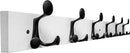 SKOLOO 36-Inch White Wood Coat Rack Wall Mount with 6 Triple Hooks - Ideal for Family Entrances, Classrooms, and Pet Supplies Storage - Perfect Coat Hooks for Wall by CozyNest Decor