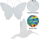 Adroiteet 16 Inch Large Wall Decor, Set of 2 Butterfly Hummingbird Metal Wall Art, Bird Wall Sculpture Hanging Decorations, Perfect for Garden Yard Fence Home Kitchen Bedroom Outdoor Indoor by GreenHaven Gardens