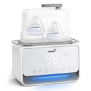 GROWSNY Fast Baby Bottle Warmer, 12-in-1 Milk Warmer with Steam and Water Bath Warming Modes for Breastmilk &Formula, Food Heating,with Thaw, Steri-lize, Egg Boil Function, Fits Most Types of Bottles by TinyTreasures Baby Boutique