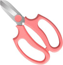 Flower Scissors, Strong Floral Shears, Premium Steel Garden Pruning Shears Floral Fruits Leaf Scissors Hand Pruner Snip Trimming Tool for Gardening Flower Arrangement, Pink by GreenHaven Gardens