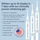 Auraglow 35% Teeth Whitening Gel Syringe Refill Pack, 35% Carbamide Peroxide, 30 Whitening Treatments, (3) 5mL Whitening Gel Syringes, Sensitive Teeth Whitening by CozyNest Decor