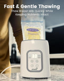 Bottle Warmer, GROWNSY 8-in-1 Fast Baby Milk Warmer with Timer for Breastmilk or Formula, Accurate Temperature Control, with Defrost, Sterili-zing, Keep, Heat Baby Food Jars Function by TinyTreasures Baby Boutique