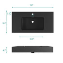 BB02-36-109 Integrated Engineered Solid Surface Basin Matte by HouseOfZazla