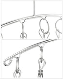 DurReus Reusable Stainless Steel Drying Rack Laundry Drip Hanger 8 Clips Closet Organizer for Hanging Lingerie,Underwear,Clothes Disapers,Mitten,Socks,Hats,Bras,Skirts,Scaf by TinyTreasures Baby Boutique