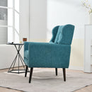 Modern Accent Chair Upholstered Foam Filled Living Room Chairs Comfy Reading Chair Mid-Century Modern Chair With Fabric Lounge Arm Chairs Armchair For Living Room Bedroom by Unique Piece Furniture