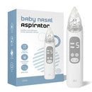 Baby Nasal Aspirator, Electric Nose Sucker with 5 Levels Suction, Soothing Light & Nursery Rhymes (White) by TinyTreasures Baby Boutique