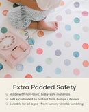 Foldable Baby Tumbling Mat – Foldable Kids Play Mat | Durable, Stylish, and Cushioned Design by TinyTreasures Baby Boutique
