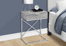 Accent Side Table with Storage Drawer, Spacious Tabletop, Contemporary Design by HouseOfZazla