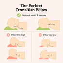 Toddler Pillow with Pillowcase - 13x18 My Little Cuddly Pillow, Viscose Derived From Bamboo Nursery Toddler Pillows for Sleeping,Kids Pillow,Small Travel Pillows, Mini Toddler Bed Pillow (Bumble Bear) by TinyTreasures Baby Boutique