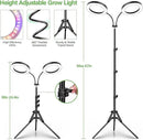LORDEM Grow Light for Indoor Plants, Dual-Head Plant Light for Plants Growing, Full Spectrum Growth Lamp with Auto Timer for 4/8/12H, 4 Dimmable Levels, 144 LEDs, Height Adjustable Stand 24.4"- 67" by GreenHaven Gardens