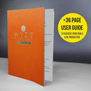 Undated Daily Planner – 3-Month A5 Productivity Organizer with Full Page Per Day, Hourly Schedule, Goal Setting, Habit Tracker, Weekly & Monthly Pages – Hardcover Time Management Notebook (Orange) by TinyTreasures Baby Boutique