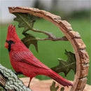 Cardinal Wood Carving - Handmade 'Cardinals Appear When Angels are Near', Unique Original Art Carving Work Statue Decor Small Animal Sculpture Art Wood Miniature by CozyNest Decor