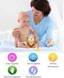 BLOOBLOOMAX Sock rattles for Babies 0-24 Months Baby Animal Foot Finder Educational Toys by TinyTreasures Baby Boutique