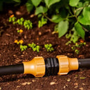 DIG C53 1/2" Universal NUTLOCK Coupling | Connects Two Sizes of 1/2" Drip Tubing (.630 OD to .710 OD) | Durable, Leak-Proof, Reusable Fitting for Drip Irrigation Systems by GreenHaven Gardens