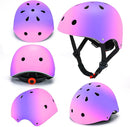 Color Gradient Adjustable Kids Bike Helmet Toddler Skateboard Helmets Boys Girls Child Ventilation Helmet for Multi-Sports Skating Cycling Scooter Balance by TinyTreasures Baby Boutique