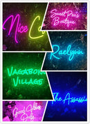 Custom Neon Sign,Neon Sign Customizable for Wall Decor,Birthday Gift, Gifts for girl,Girlfrend, christmas,Wedding,Party,Bar,Salon,Personalized Family Name ligh for Bedroom Decor by TinyTreasures Baby Boutique