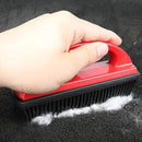 Rubber Pet Hair Removal Brush Lint & Hair Removal Cat Dog Hair Remover Brush Pet Hair Removal Tool Silicone Lint and Debris Remover for Cleaning,Grooming,Lint and Fur Removal,Home (Red&Black) by CozyNest Decor