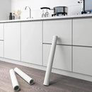 Dimoon 236''x15.7'' White Skin Peel and Stick Wallpaper Contact Paper Modern Self Adhesive Wall Paper Removable Renter Friendly Textured Solid Color Cabinet Vinyl Roll (236''x15.7'',White Skin) by GreenHaven Gardens