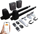 TMT Beagle Dual Automatic Gate Openers Up to 16ft and 800lb Heavy Duty Swing Gate, Gate Opener with Remote Control Kit, Electric Gate Opener for Driveway with Powerful Motor (APP Compatible) by GreenHaven Gardens