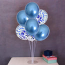 TONIFUL 4 Blue Balloon Stand Centerpiece Table Decoration for Father's Day,Birthday Decorations,Men's Birthday,Blue Party Decorations,Balloon Arch Stand Class of 2025 Graduation by TinyTreasures Baby Boutique