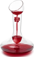Wine Tower Decanting Aerator Set By 2 Aerating Parts Upper And Lower Aerators Piece by The Wine Savant