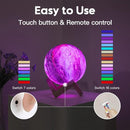 BRIGHTWORLD Moon Lamp Galaxy Lamp 5.9 inch 16 Colors LED 3D Moon Light, Remote & Touch Control Moon Night Light Gifts for Girls Boys Kids Women Birthday by TinyTreasures Baby Boutique
