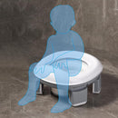 Kids Travel Potty | Foldable Car Potty | Potty Training Toilet w/Travel Bag & Potty Liners for Indoor and Outdoor (Blue) by TinyTreasures Baby Boutique